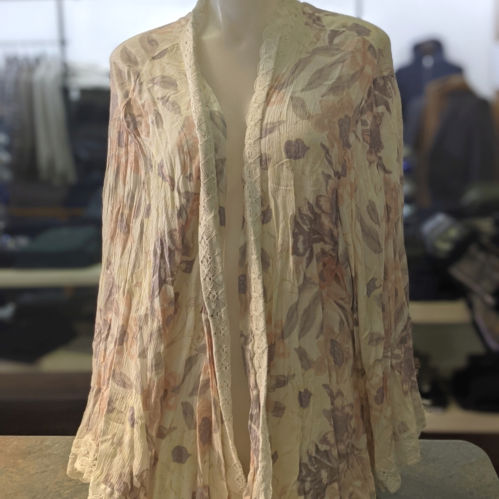 Free People Floral Kimono S